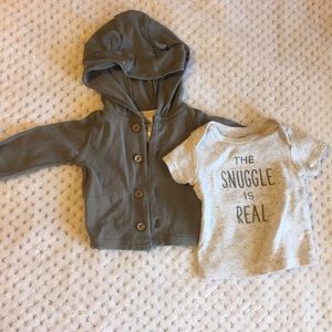 Sweat shirt & Tee ‘The snuggle is REAL’